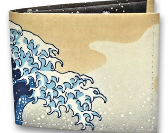 The Great Wave Of Kanagawa, Paper Wallet, Customized Wallet, Wallets, Personalized Wallet, Personalized Gift, Lightweight, Best Man Gift