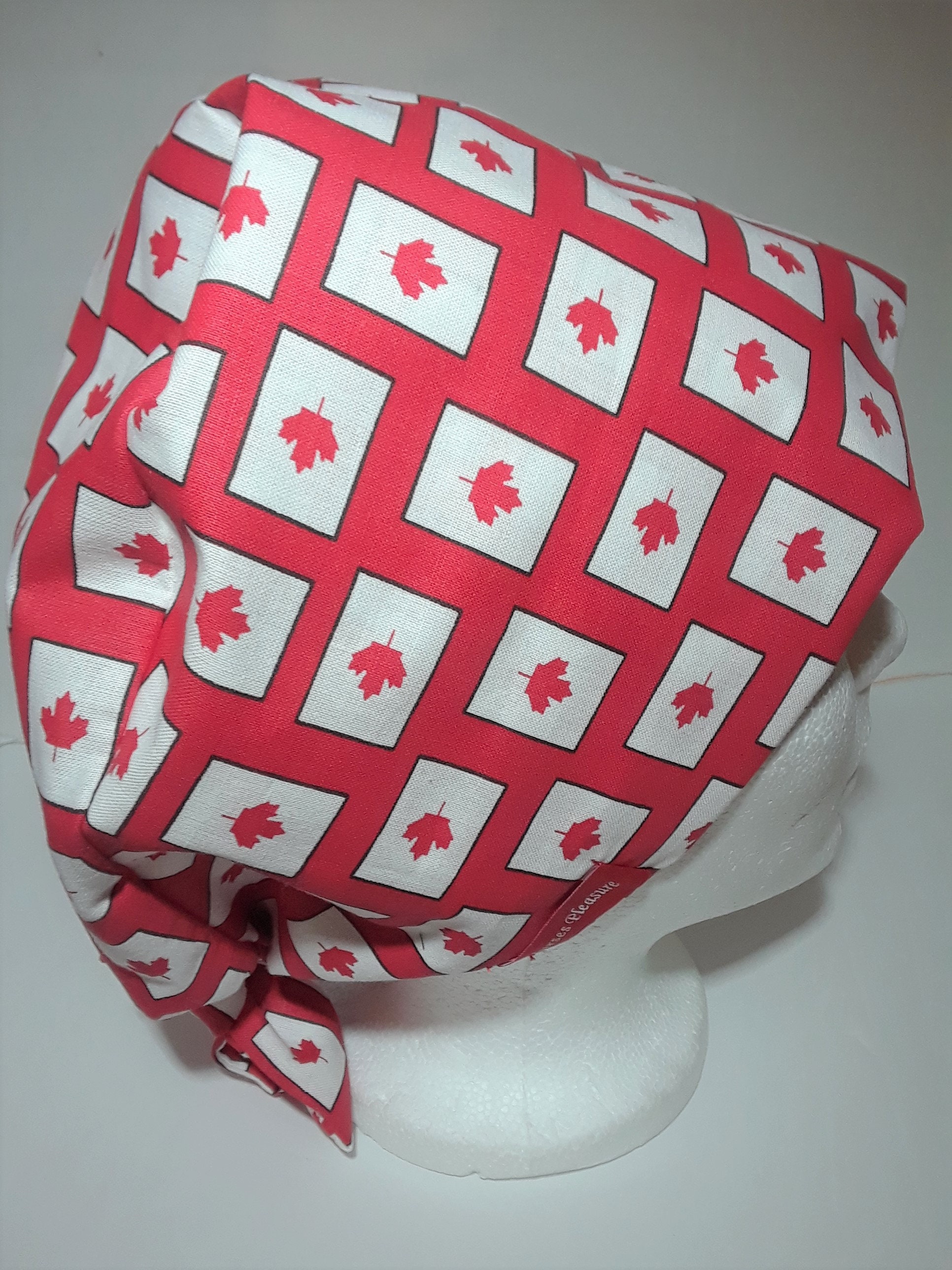 Oh Canada Scrub Cap Maple Leaf Scrub Cap for nurses doctors Etsy