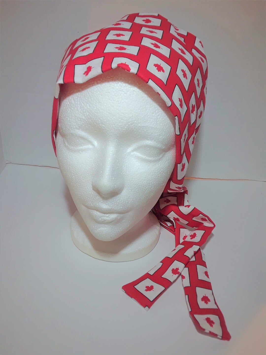 Oh Canada Scrub Cap, Maple Leaf Scrub Cap for Nurses, Doctors