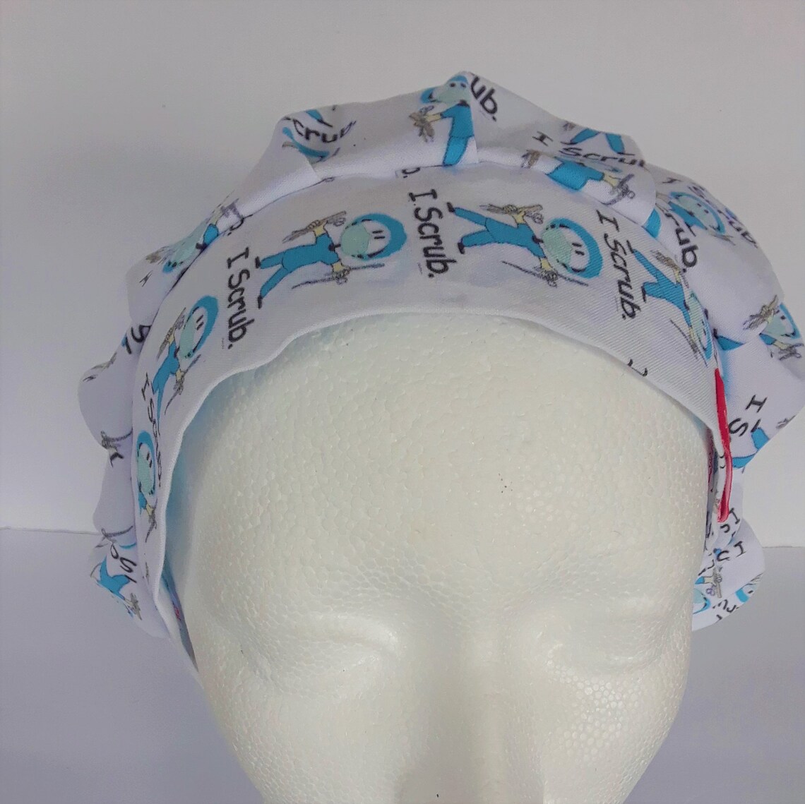 I Scrub Medical Pattern Scrub Cap for Nurses Doctors Etsy
