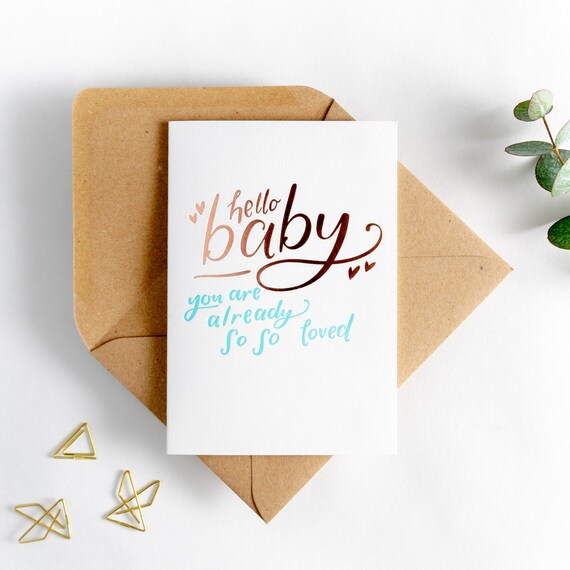 Hello Baby Card Hello Baby Card