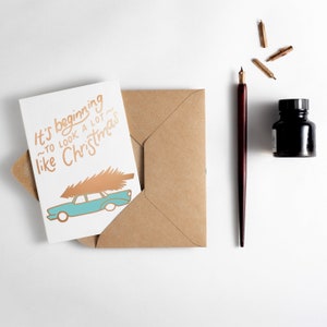Les cartes typographiques de Noël ressemblent beaucoup à celles de Noël