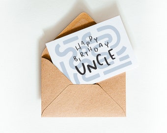 Happy Birthday Uncle Card