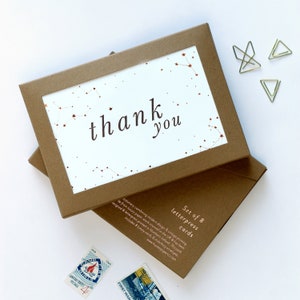 Thank You Constellations Set van 8 blanco kaarten