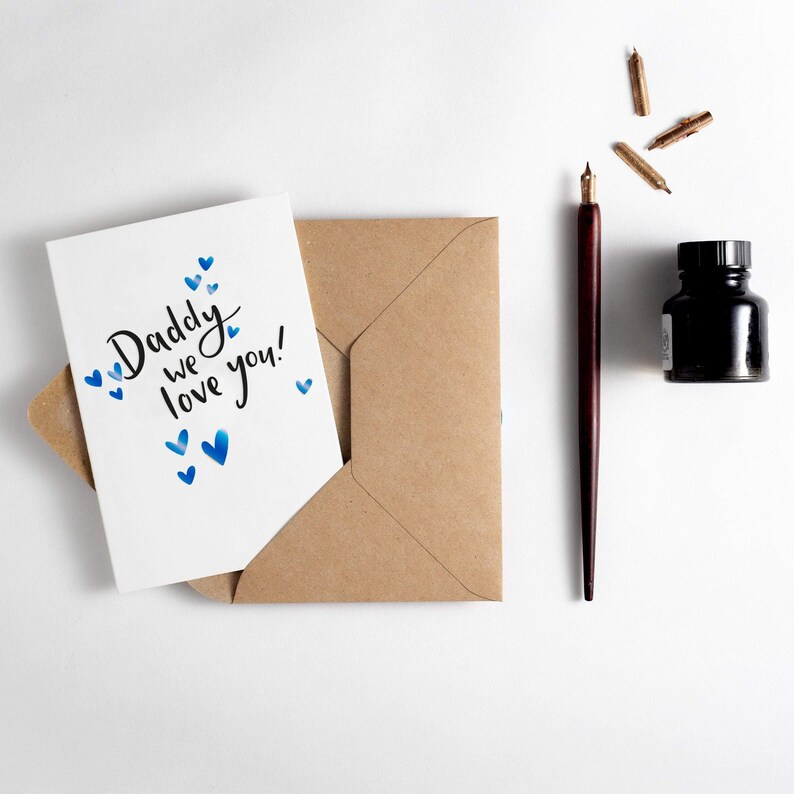 Daddy We Love You Father's Day Card image 1