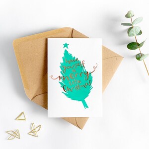 Carte typographique Joyeux Noël