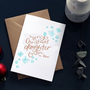 Fille de Joyeux Noel - Carte de loi de fils