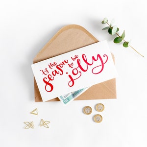 Tis The Season Money Wallet Card