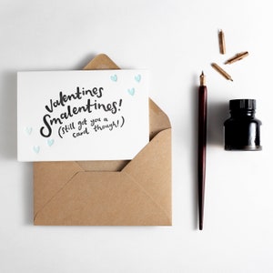 Valentine's Smalentines (Still got you a card though!) Letterpress Valentines Card