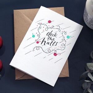 Deck The Halls Card