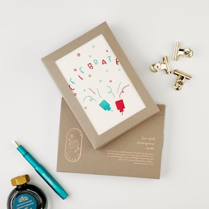 Festeggia confezione da 8 carte