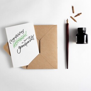 Congratulazioni per essere diventati nonni Letterpress Card