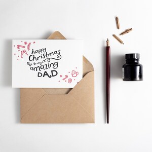 Joyeux Noel à ma carte de papa incroyable