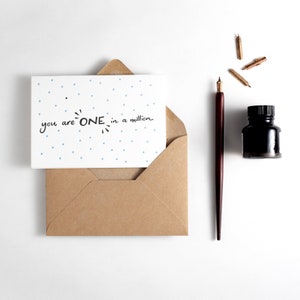 Vous êtes un dans une carte de presse-lettres million