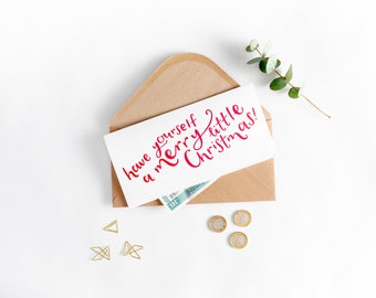 Have Yourself A Merry Little Christmas Money Wallet Card