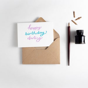 Joyeux anniversaire carte chéri