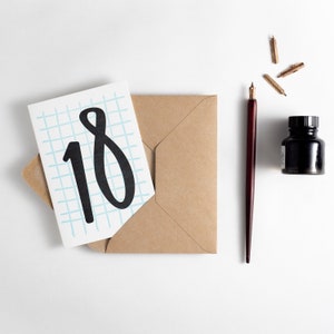 18 Eighteenth Birthday Card