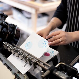 The Greatest Adventure Is About To Begin Wedding Card printed on earth-friendly paper made from recycled coffee cups image 5