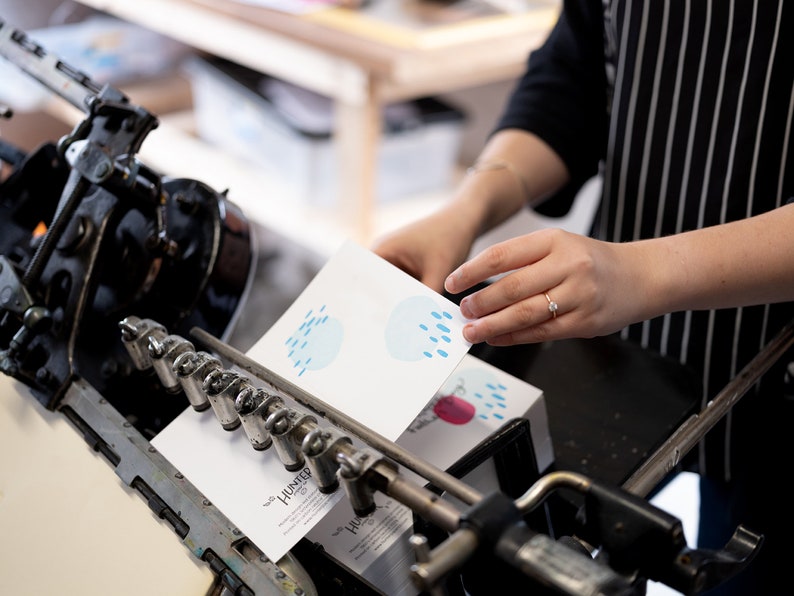 The Greatest Adventure Is About To Begin Wedding Card printed on earth-friendly paper made from recycled coffee cups image 5