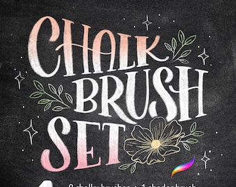 Procreate Brushes, Procreate App Brush, Chalk Brush, Procreate Chalk Brush, Digital Art Brush, Digital Art