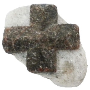 Staurolite - 14 gram -1.25 x3/4&quot; Mineral Display Specimen- Cross - STR2405