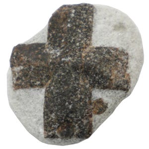 Staurolite Mineral Display Specimen-24 gram -1.5 x 1&quot; &quot;Perfect Cross&quot; STR2505