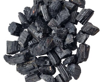 Black Tourmaline - 1 Pound - Pieces 1/2 to 2+ inches - lb Lot