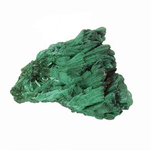 Fibrous Malachite -Crystal Specimen-40 Grams- 2 x 1 3/4 x 1 1/4&quot; inches - MAL140