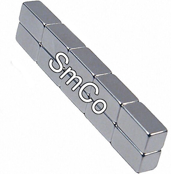 1/4" x 1/2"  Cylinders SmCo Samarium Cobalt Rare Earth Magnet Grade N30 