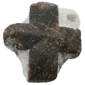 Staurolite - 23 gram -1.25 x1&quot; Mineral Display Specimen- Cross - STR2402