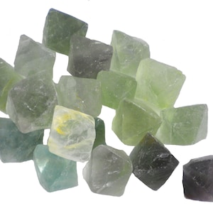 1lb Fluorite Octahedron - X Large Crystals - MIXED Bulk Lot - FLUOCTXLMX1LB