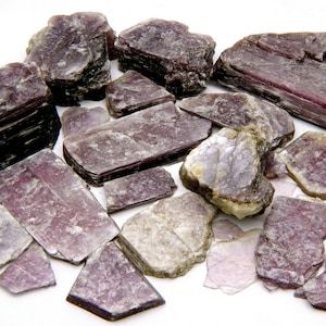 Lepidolite - Crystal Pieces - 1 Pound - 1/2 up 3 inch pieces - 1lb Bulk Lot lb