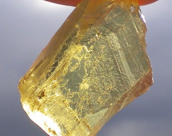 Yellow Apatite Crystal Display Specimen A - 7.87 grams - APT006