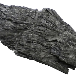 Black Kyanite Blade -Fan Display Specimen -80 grams- 3.75 x 2 x 1/2&quot; -KYA025