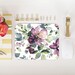 Mouse Pad, Watercolor Floral Desk Mat, Floral Mouse Pad,Floral Computer Mouse Pad, Floral Office Accessories