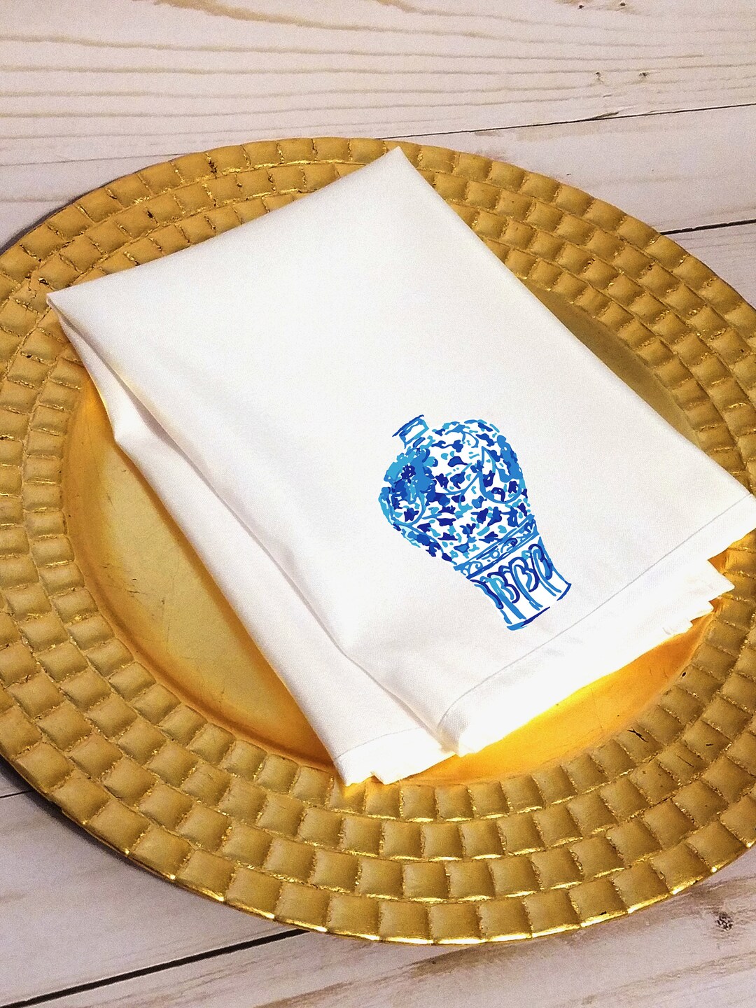 Ginger Jar Napkins Custom Cloth Table Napkins Chinoiserie Etsy