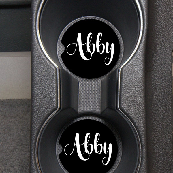 Car Coasters,Monogram Car Coasters,Personalized Car Accessories,Monogram Car Gifts,New Car Gifts