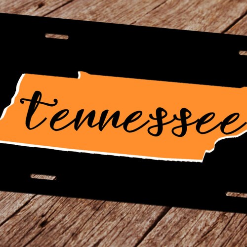 Tennessee State License Plate.license Plate Frame. Custom Etsy