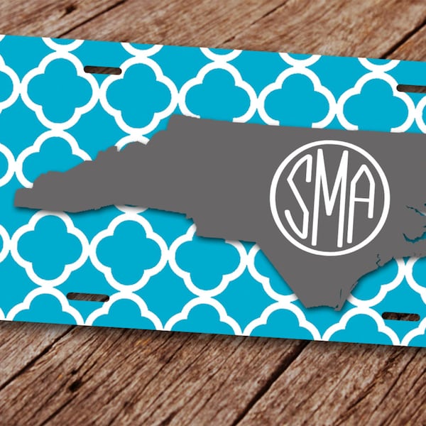 North Carolina Front License Plate Etsy
