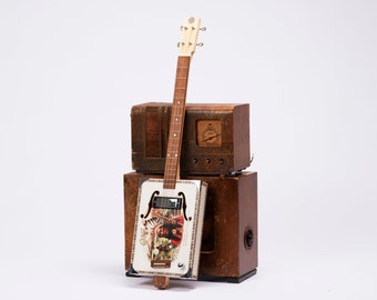 D+H Guitar Co. 'Especial' Cigar Box Guitar 3 String