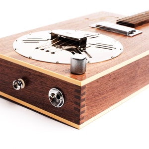 DH Guitar Co. Resophonic Cigar Box Guitar 3 String image 4