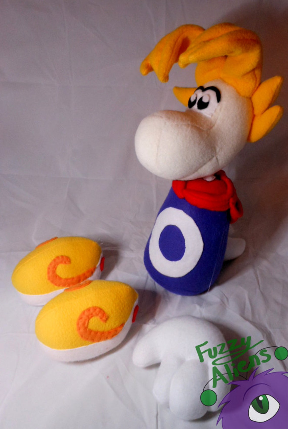 Rayman Plush - Etsy