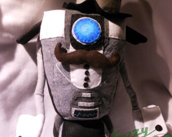 特撮 CLAPTRAP CL4P-TP Gentleman Caller Borderlands Gentlemen Caller Claptrap 7-Inch Action Figure