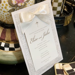 Twin First Communion Invitation Boy and Girl Baptism Invitation Twin Christening Invitation Elegant Gender Neutral Invitation Spanish Unique