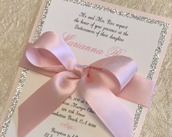 quinceanera invitation etsy