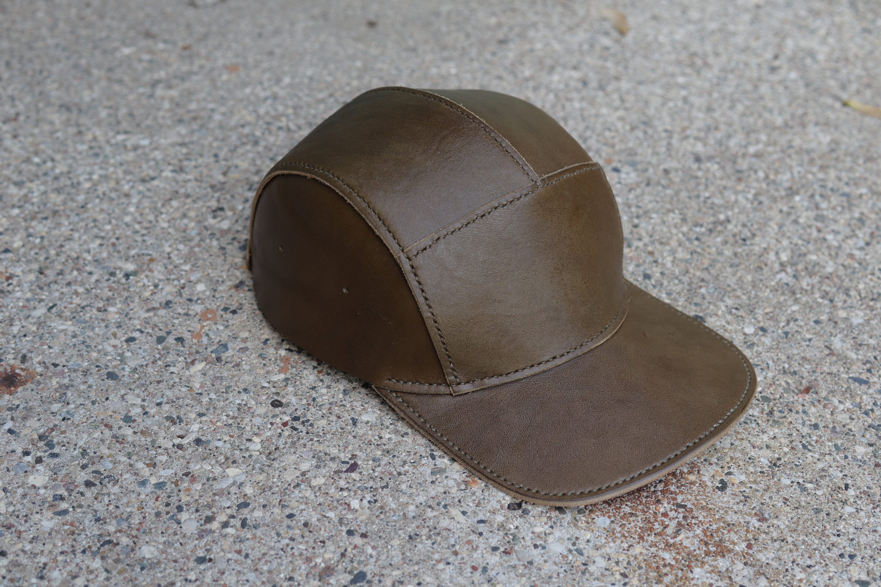 Leather 5 Panel Hat PDF Pattern / Veg Tan Leather / DIY / Template ...