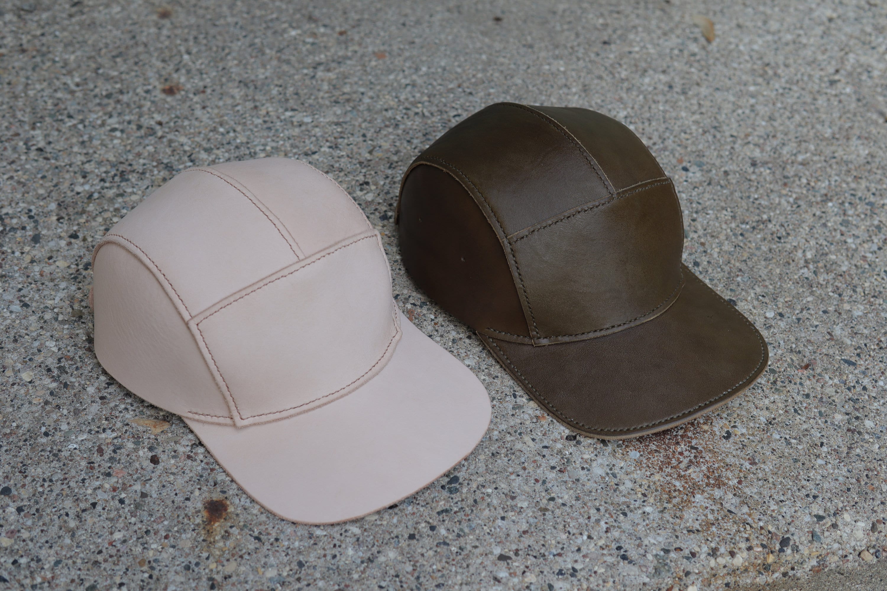 Leather 5 Panel Hat PDF Pattern / Veg Tan Leather / DIY / Template ...