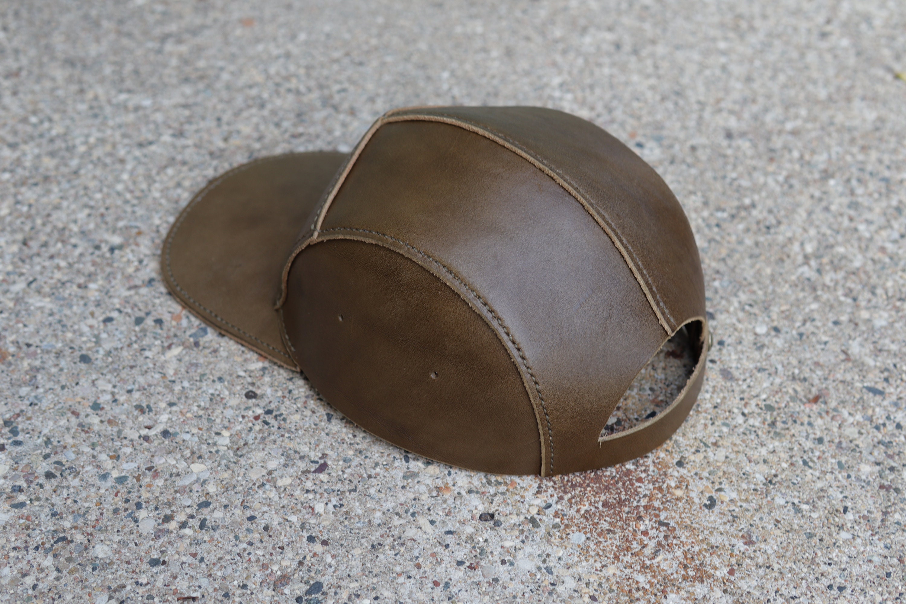 Leather 5 Panel Hat PDF Pattern / Veg Tan Leather / DIY / Template ...