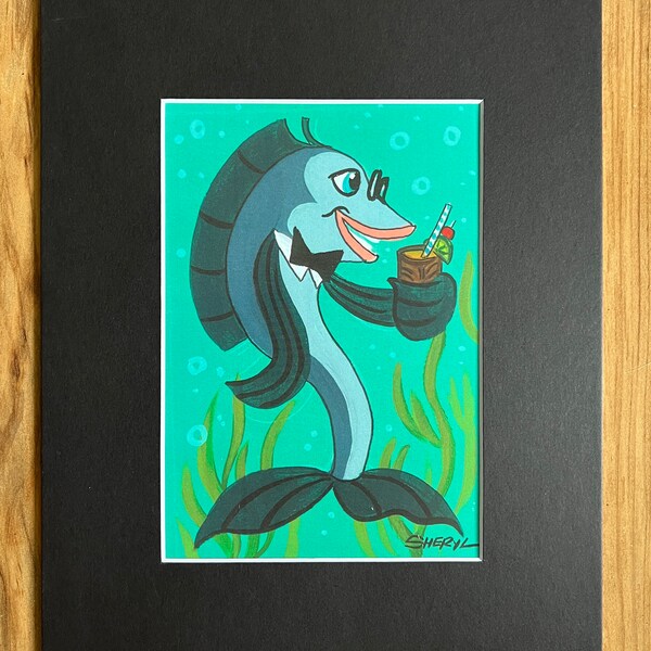 Print Mr. Limpet Has a Mai Tai