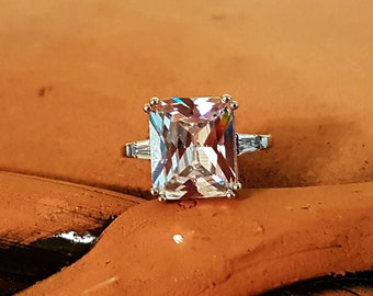 Cut Stone Ring,Stack Ring,Maid Of Honor Ring,Alternative Engagement Ring,Rectangle Ring Red Onyx Ring,Solid Silver Ring,Gorgeous Boho Ring